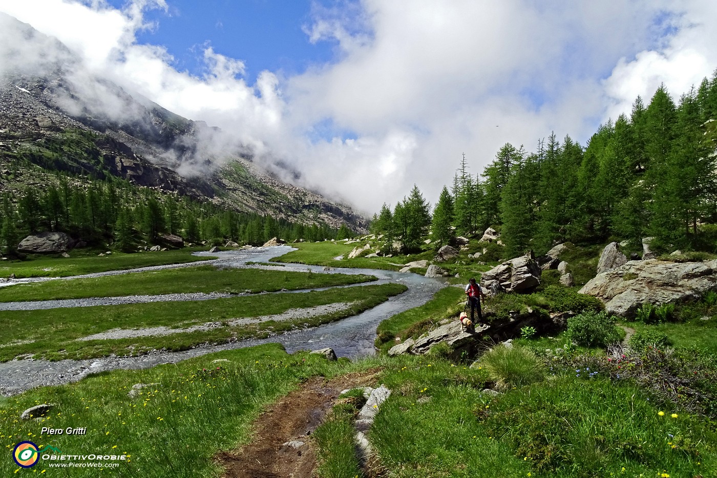 35 Lasciamo il corso del torrente....JPG -                                